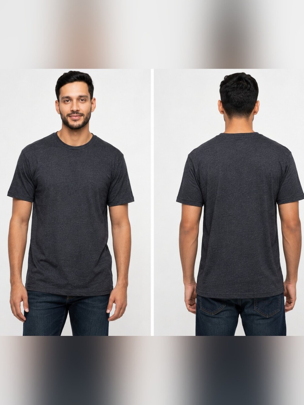 Jerzees Gray Short Sleeve Tee